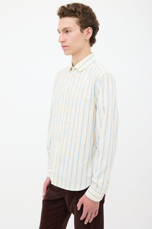 Gucci 2020 Striped GG Shirt
