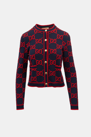 Gucci 2022 Monogram Cardigan