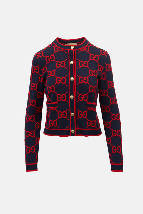 Gucci 2022 Monogram Cardigan
