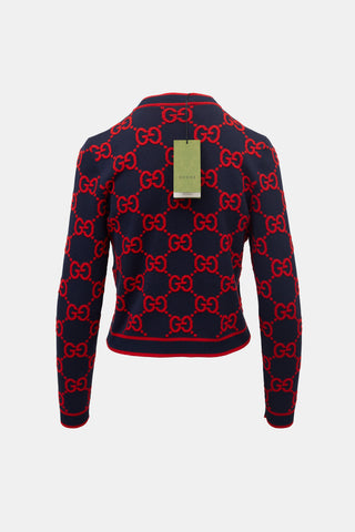 Gucci 2022 Monogram Cardigan