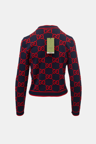 Gucci 2022 Monogram Cardigan