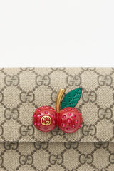 Gucci 2022 GG Supreme Mini Wallet On Chain Bag