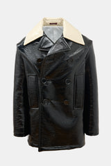 Gucci 2024 Crinkled Patent Coat