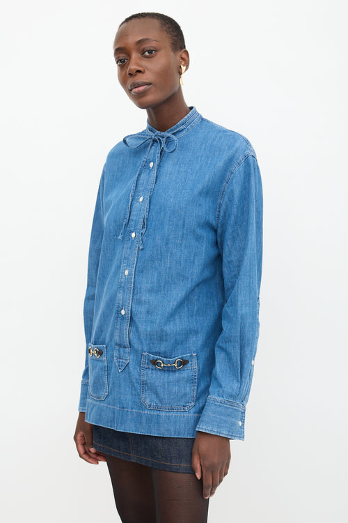 Gucci 2024 Chambray Top
