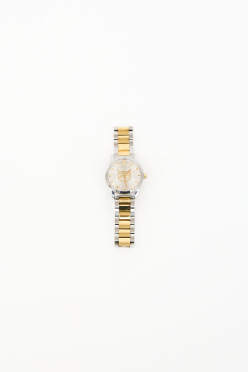 Gucci 27mm Stainless Steel G-Timeless Watch