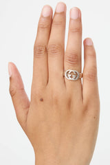 Gucci Sterling Silver GG Ring