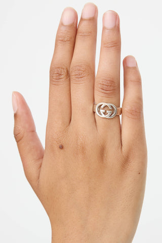 Gucci Sterling Silver GG Ring