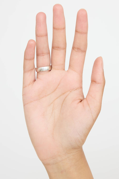 Gucci Sterling Silver GG Ring