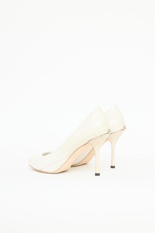 Gucci Acquarel Patent Pump