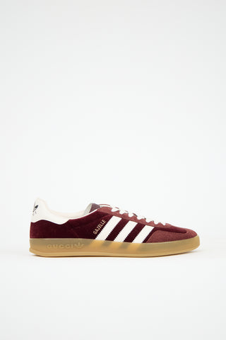 Gucci X Adidas Velvet & Suede Gazelle Sneaker