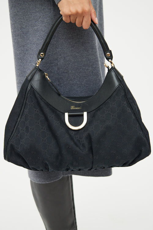 Gucci Black Abbey D-Ring Top Handle Bag