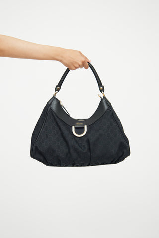 Gucci Black Abbey D-Ring Top Handle Bag