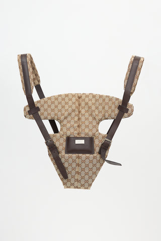 Gucci FW 2000 GG Jacquard Baby Carrier