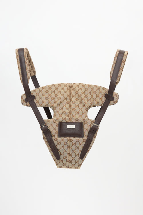 Gucci FW 2000 GG Jacquard Baby Carrier