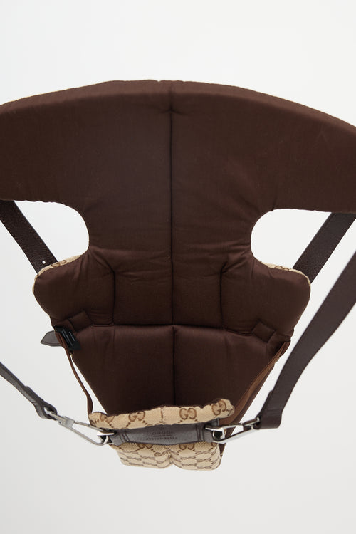 Gucci FW 2000 GG Jacquard Baby Carrier