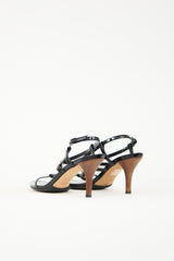 Gucci Leather & Bamboo Sandal