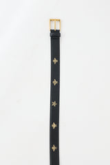 Gucci Leather Star & Bee Belt