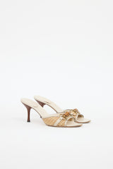 Gucci Raffia Horsebit Heel