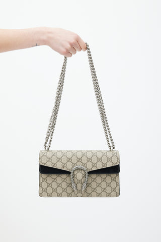Gucci Brown & Black Dionysus Monogram Bag