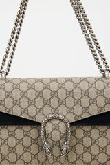 Gucci Leather Dionysus GG Supreme Monogram Bag