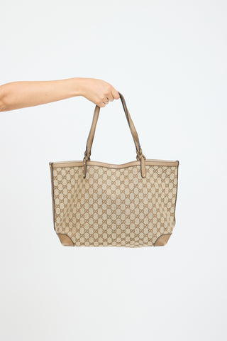 Gucci Beige GG Monogram Tote