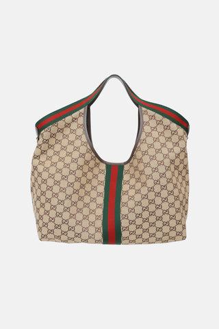 Gucci Large Monogram Giglio Tote Bag