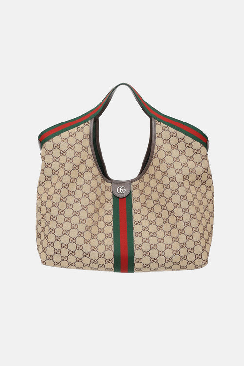 Gucci Large Monogram Giglio Tote Bag