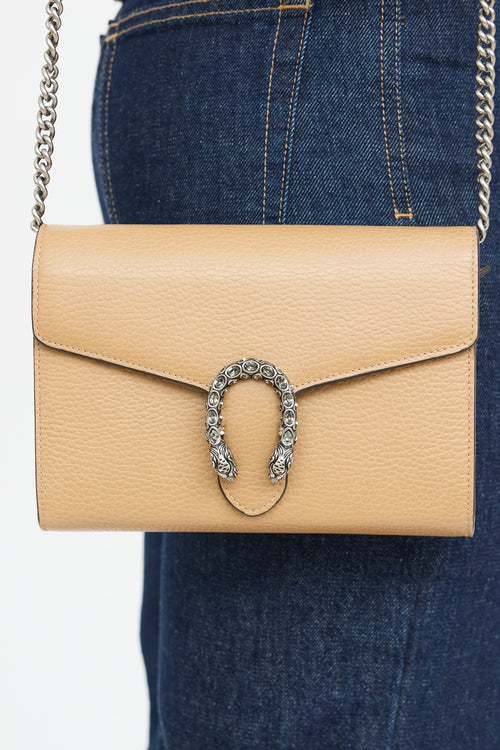 Gucci Leather Dionysus Wallet On Chain