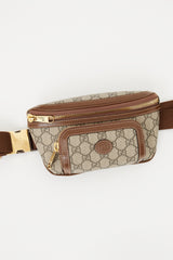 Gucci Brown Monogram Belt Bag