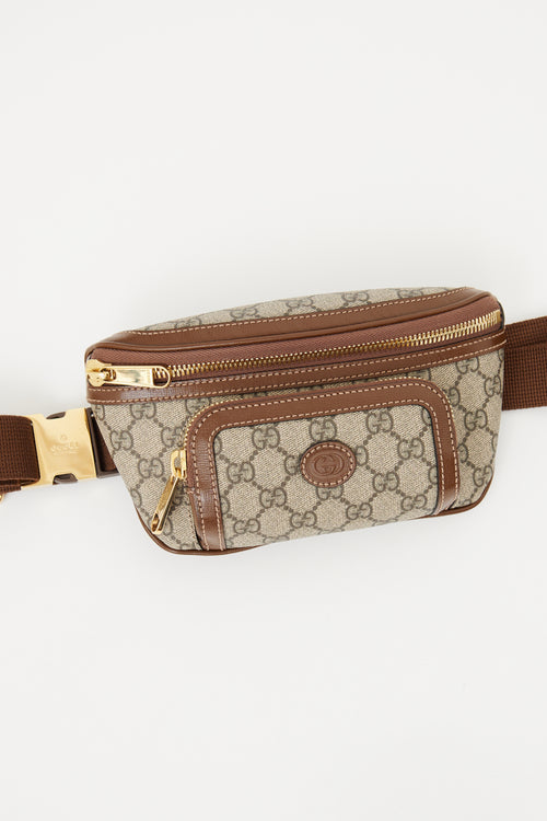 Gucci Brown Monogram Belt Bag