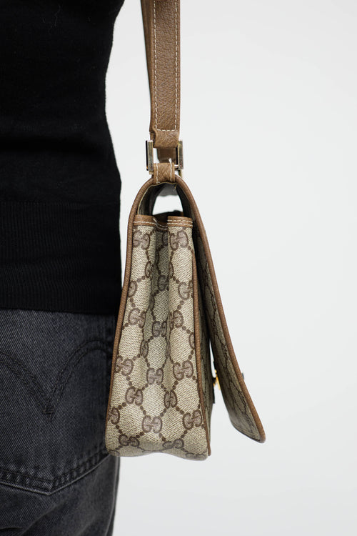 Gucci Vintage GG Supreme Flap Bag