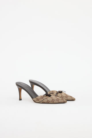 Gucci GG Canvas Mule