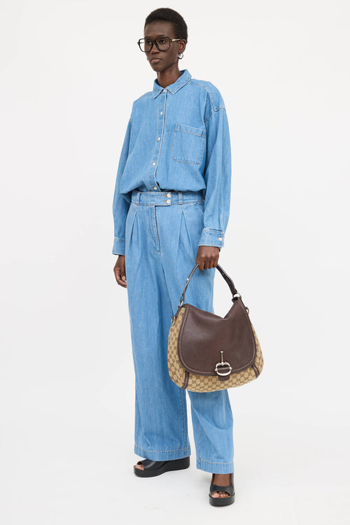 Gucci GG Canvas Techno Flap Bag