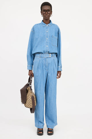 Gucci GG Canvas Techno Flap Bag