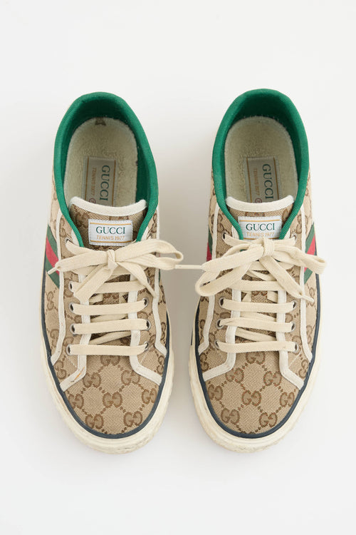 GucciGG Monogram 1977 Tennis Sneaker