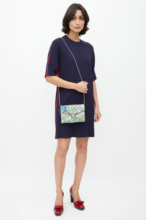 Gucci Beige & Multicolour Dionysus Bloom Bag