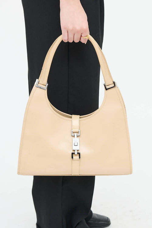 GucciPatent Jackie Bardot Bag