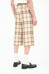Gucci Wool Plaid Shorts