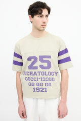 Gucci Beige & Purple 25 Eschatology T-Shirt
