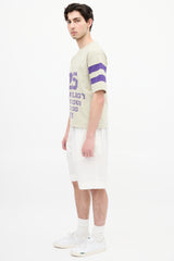 Gucci Beige & Purple 25 Eschatology T-Shirt