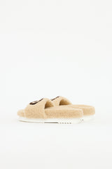 Gucci Shearling GG Slide
