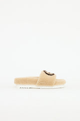 Gucci Shearling GG Slide