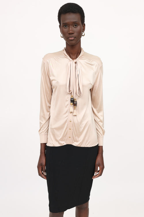 Gucci 2011 Bamboo Tassel Dress