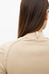 Gucci Beige Cashmere Knit Top