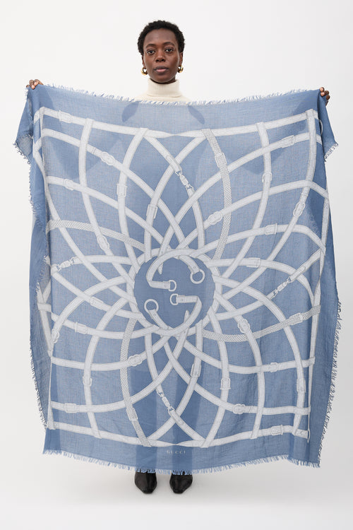 Gucci Belt Print GG Scarf
