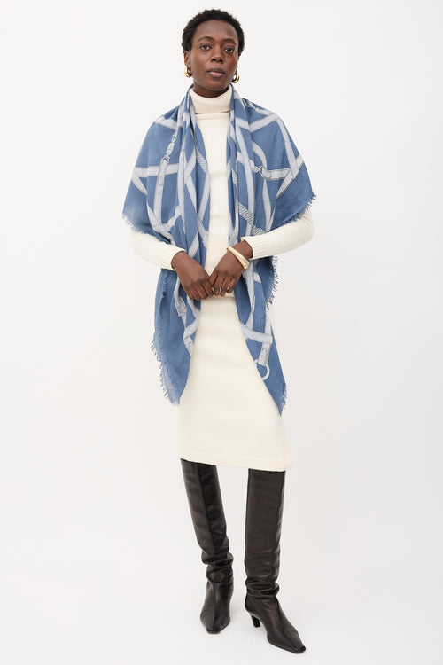 Gucci Belt Print GG Scarf