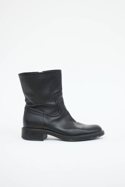 Gucci Leather Ankle Boot