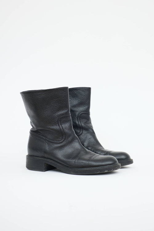 Gucci Leather Ankle Boot