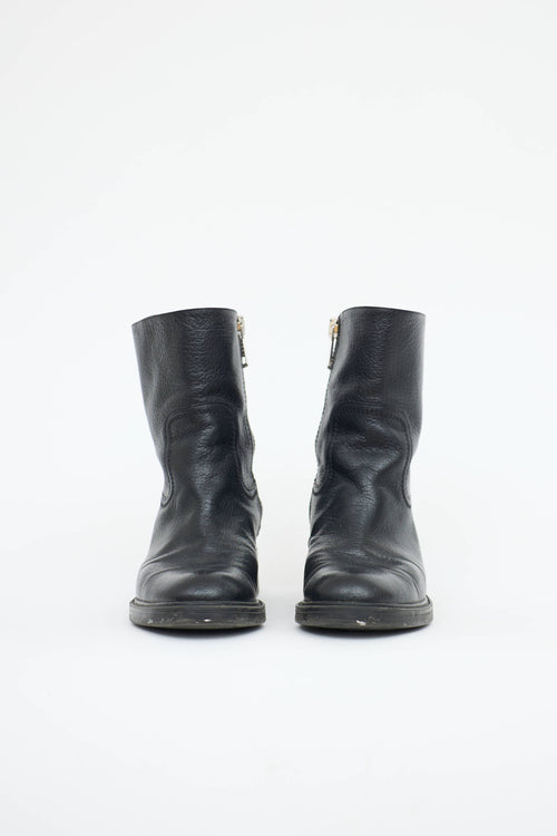 Gucci Leather Ankle Boot