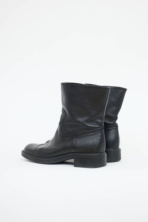 Gucci Leather Ankle Boot
